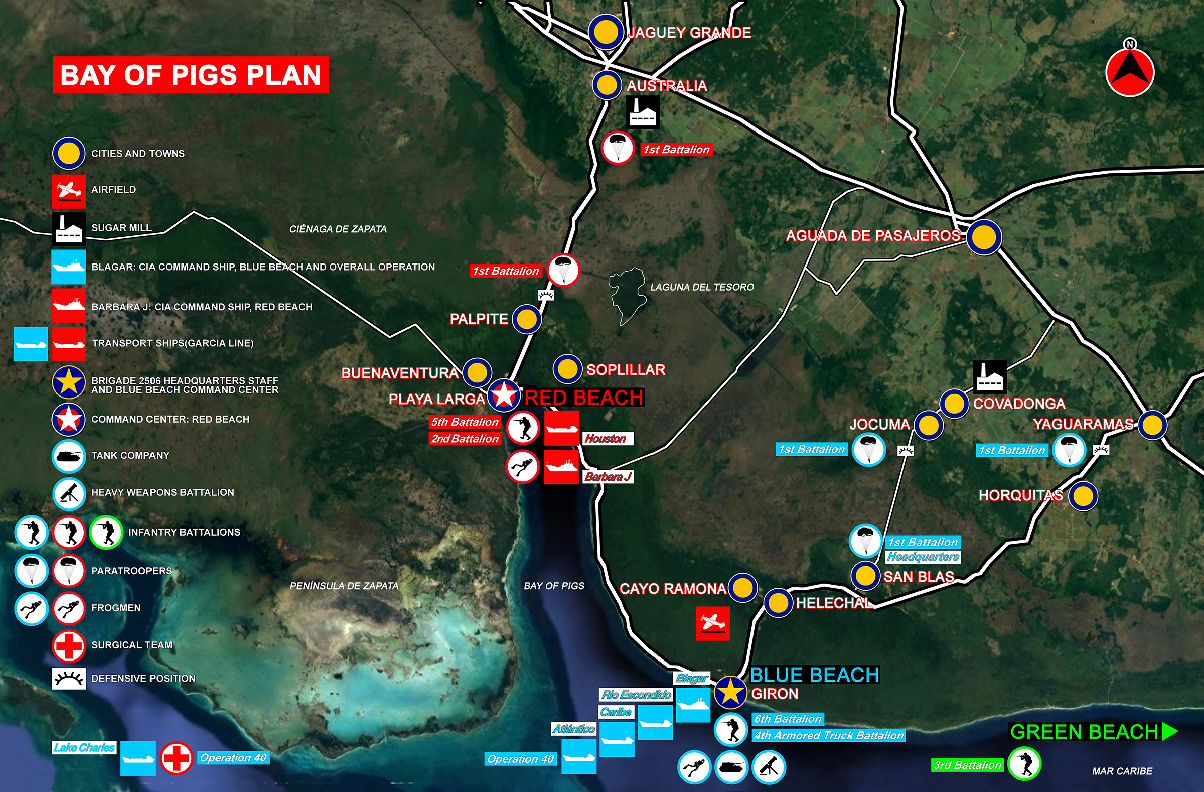 Bay of Pigs Map