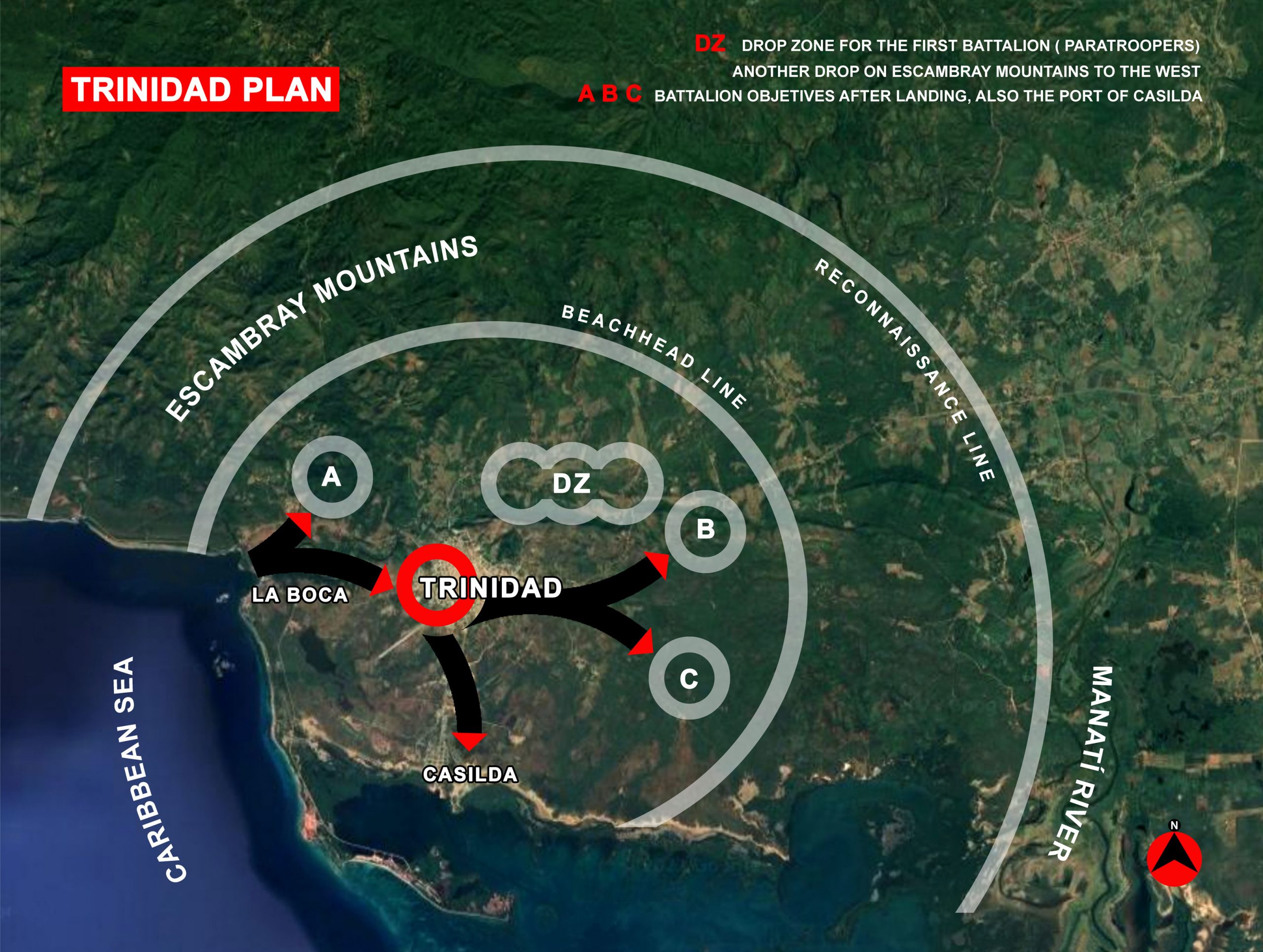 TRINIDAD-INVASION-MAP